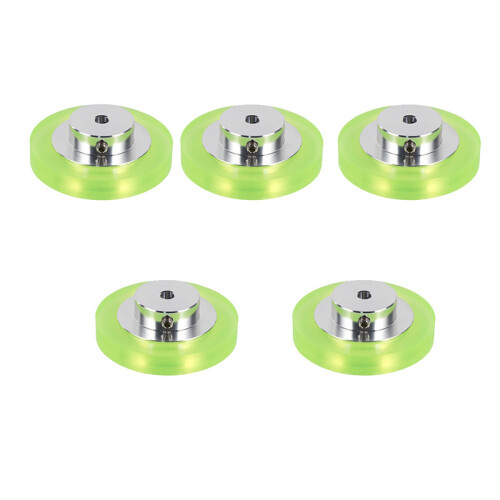 Roue de mesure industrielle en aluminium polyuréthane 5X 200 mm pour codeur de mesure