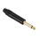 Gold Plating 30Pcs Plug Mono Professional 2 Pole 6.35 mm 6.5mm Stereo Plug 6.35mm Black 2