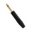 Gold Plating 30Pcs Plug Mono Professional 2 Pole 6.35 mm 6.5mm Stereo Plug 6.35mm Black 8