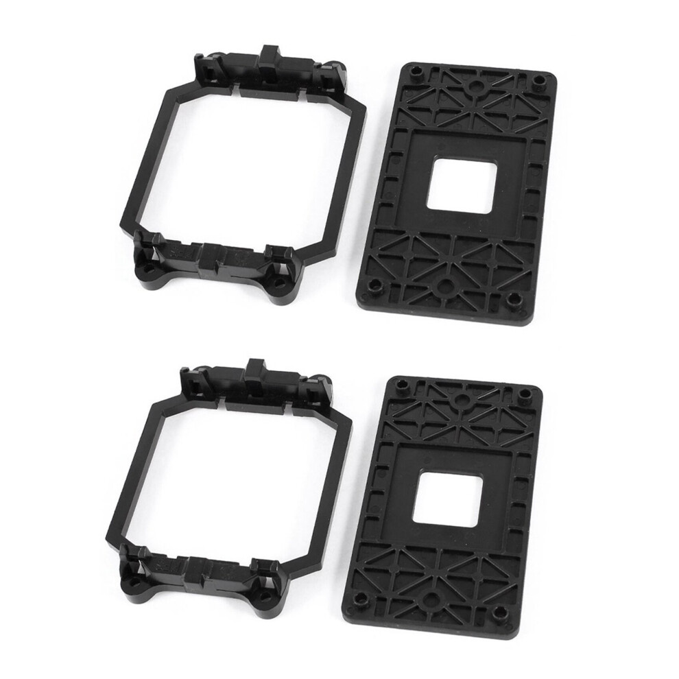 2X Cpu Fan Base Plastic For Amd Am2 Am3 Socket Black 4762365737934