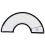 2X Elizabethan Dog Pet Wound Healing Cone E- Collar White with Black 5