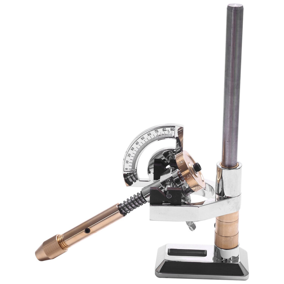 Jade Grinding Faceted Manipulator Gem Faceting Machine Jewel Angle Polisher Fork 12/24/36/48/60/72/84/96 Wheels Handle 