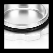 Bouchon de réservoir d'huile universel en aluminium à 12 boulons pour réservoir de surpression de carburant, accessoires de voiture