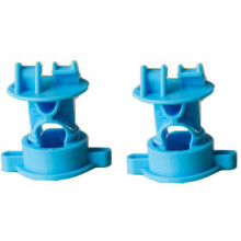 Lot de 100 isolateurs de fil de clôture électrique, accessoires de clôture électronique à impulsion, isolateur de poteau central