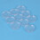 20 Pcs Small Round Transparent Plastic Coin Capsules Box 33mm 4