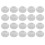 20 Pcs Small Round Transparent Plastic Coin Capsules Box 33mm 1