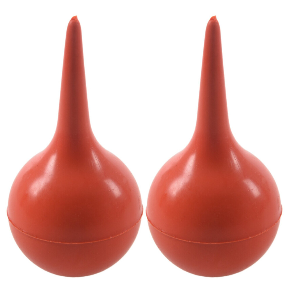 Tlily 2X Rubber Suction Ear Washing Syringe Squeeze Bulb