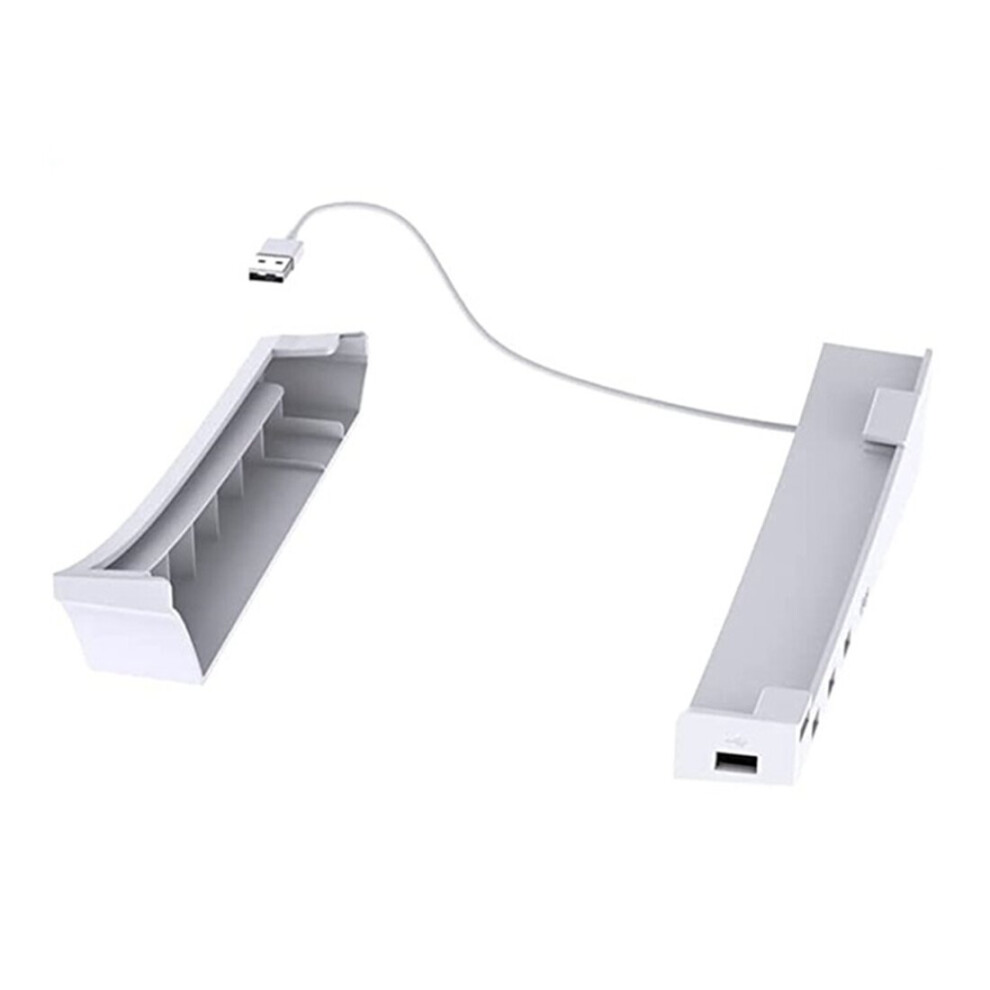 Support horizontal pour PS5 avec 4 rallonges USB, support de console d'armoire, pour disque Playstation 5 et édition numérique