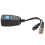 HD-CVI/TVI/AHD Passive Video Balun with Power Connector and RJ45 CAT5 Data Transmitter 3 Pair 6