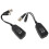 HD-CVI/TVI/AHD Passive Video Balun with Power Connector and RJ45 CAT5 Data Transmitter 3 Pair 5