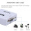 AV (RCA) to VGA Audio Video Converter,Support Resolution 1080P /720P,With 3.5 mm AUDIO Audio Input Port,for STB TV PC 6