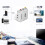 AV (RCA) to VGA Audio Video Converter,Support Resolution 1080P /720P,With 3.5 mm AUDIO Audio Input Port,for STB TV PC 8