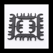 Fils de bougie d'allumage à noyau spiralé 8 mm Noir 180 degrés Gaine de bougie d'allumage Ensemble de fils universels