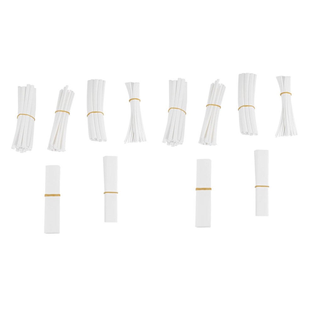 200 Pcs Heat Shrink Tube Casing Heat Shrink Tube Color:white 4762365706213