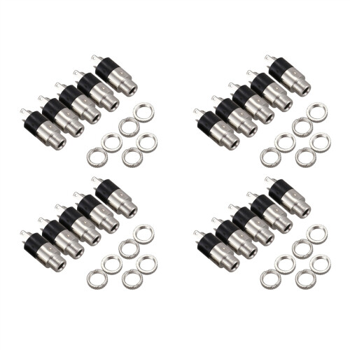20PCS 3.5mm Stereo Panel Mount Connector