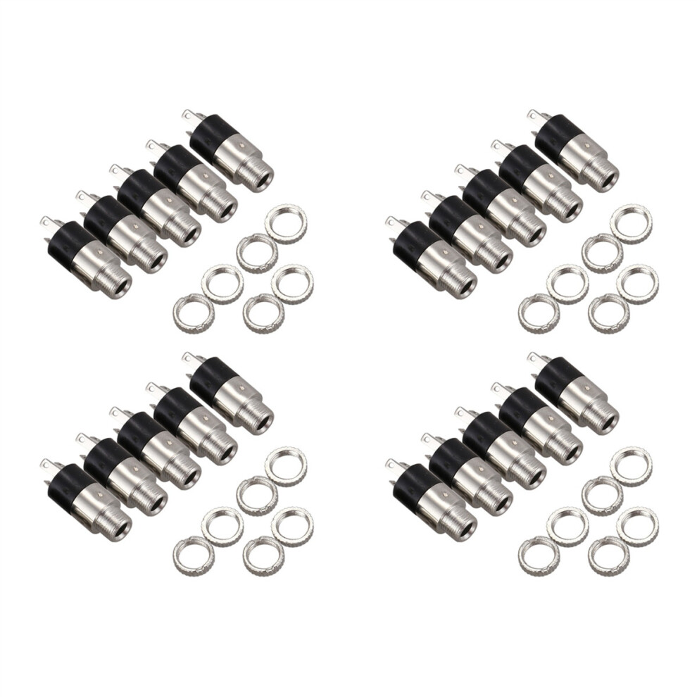 Photos - Cable (video, audio, USB) 20PCS 3.5mm Stereo Panel Mount Connector