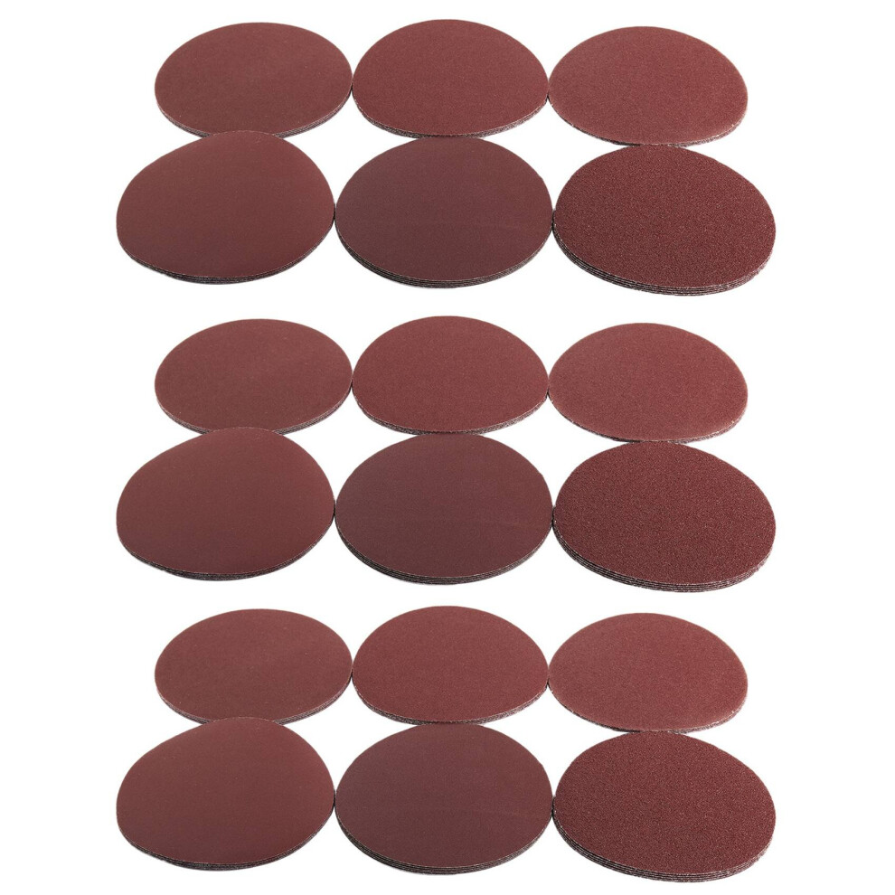 90Pcs 5Inch 125mm Sandpaper Disk Sand Sheets Grit 80/100/120/180/240/320 Hook and Loop Sanding Disc for Sander Grits