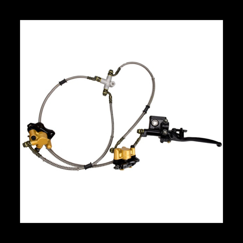 Motorcycle Front Hydraulic Disc Brake Caliper Master Cylinder For Atv 50-125Cc 4762365769348