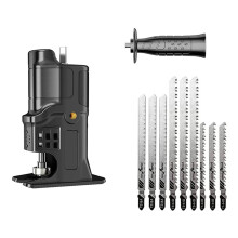 Tête de conversion de tournevis perceuse électrique en scie électrique scie alternative outils à bois multifonctionnels ménagers A
