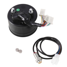 Nouveau groupe d'instruments de moto - Rétrofit Baboon LCD Compteur kilométrique Compteur de codes de régime Compteur de carburant LCD