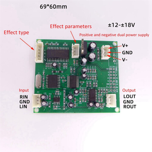 Cara OK Board 16 DSP Digital Reverberation Board Mixer Module Digital Audio Mixer Effects Module 2
