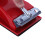 2X Rectangle Paper Grit Sandpaper Holder Hand Sander Red Black 8