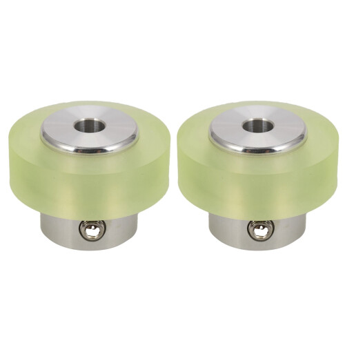 Roue de mesure de roue d'encodeur industriel en aluminium polyuréthane 2X, 300 mm pour la mesure de l'encodeur