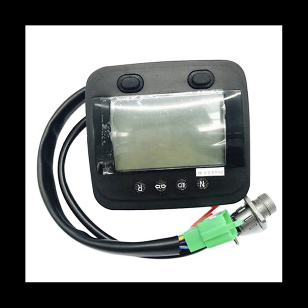 Motorcycle Lcd Speedometer Digital Led Odometer For Linhai Atv250-260 300-400Cc Black 4762365771501