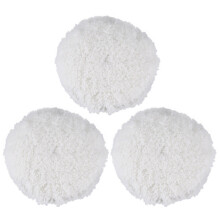 3pcs 7 Inch 180mm Soft Wool Clean Polishing Buffing Pad for Car Auto Polisher