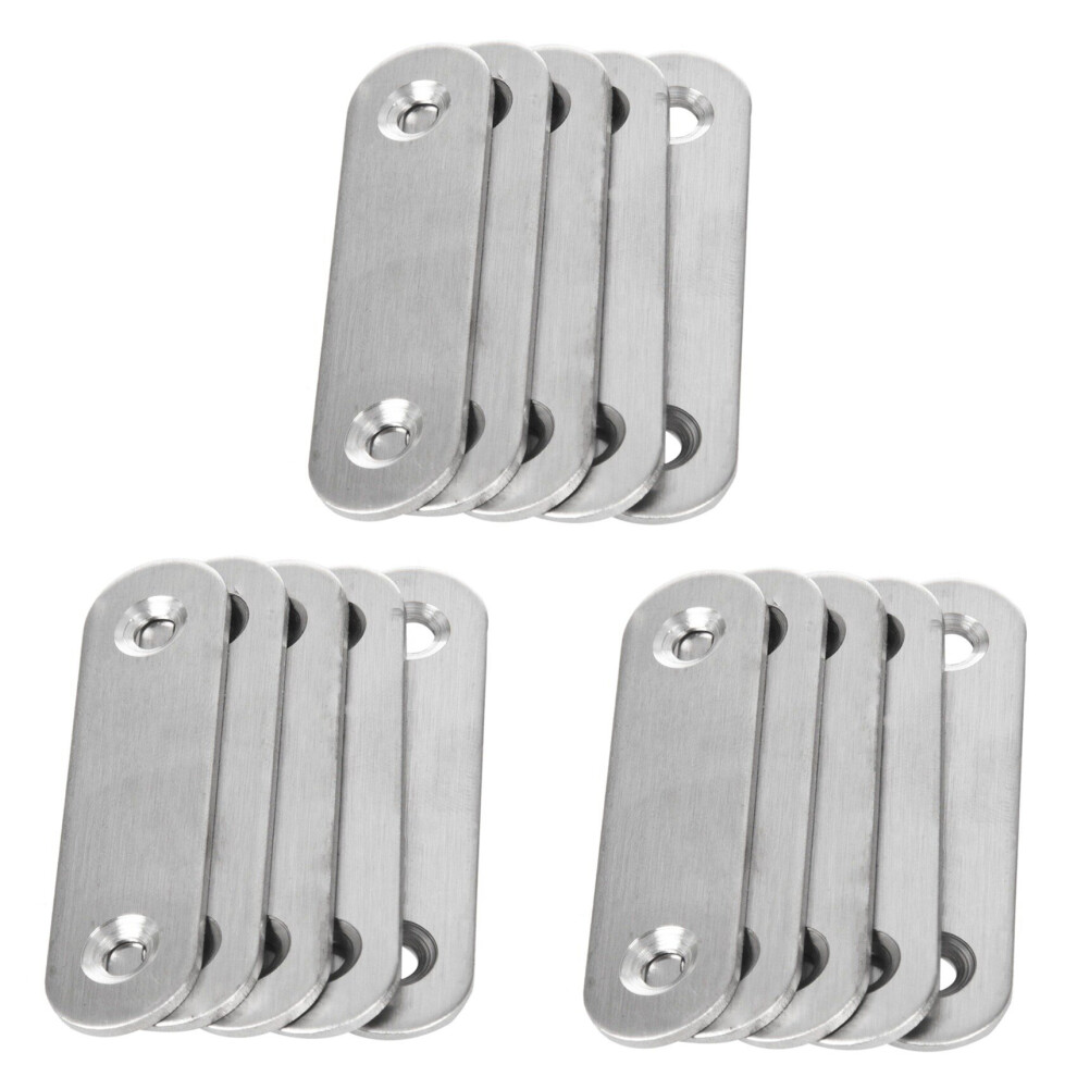 60Mm X 16Mm Straight Repair Joining Mending Flat Plate Bracket 15Pcs 4762365710845