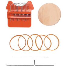 Mini-machine à tisser à repriser, outil de tissage de type Speedwave, kit pratique de petit métier à tisser, outil de tissage DIY