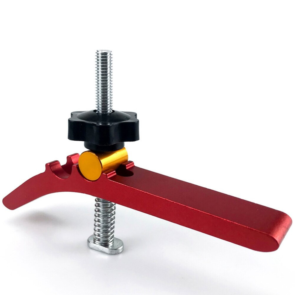 Woodworking T-Track Hold Down Clamp Set Aluminum T-Slot Table Workbench Wood Fixture Jig Clamping Blocks Platen B 4762365787045