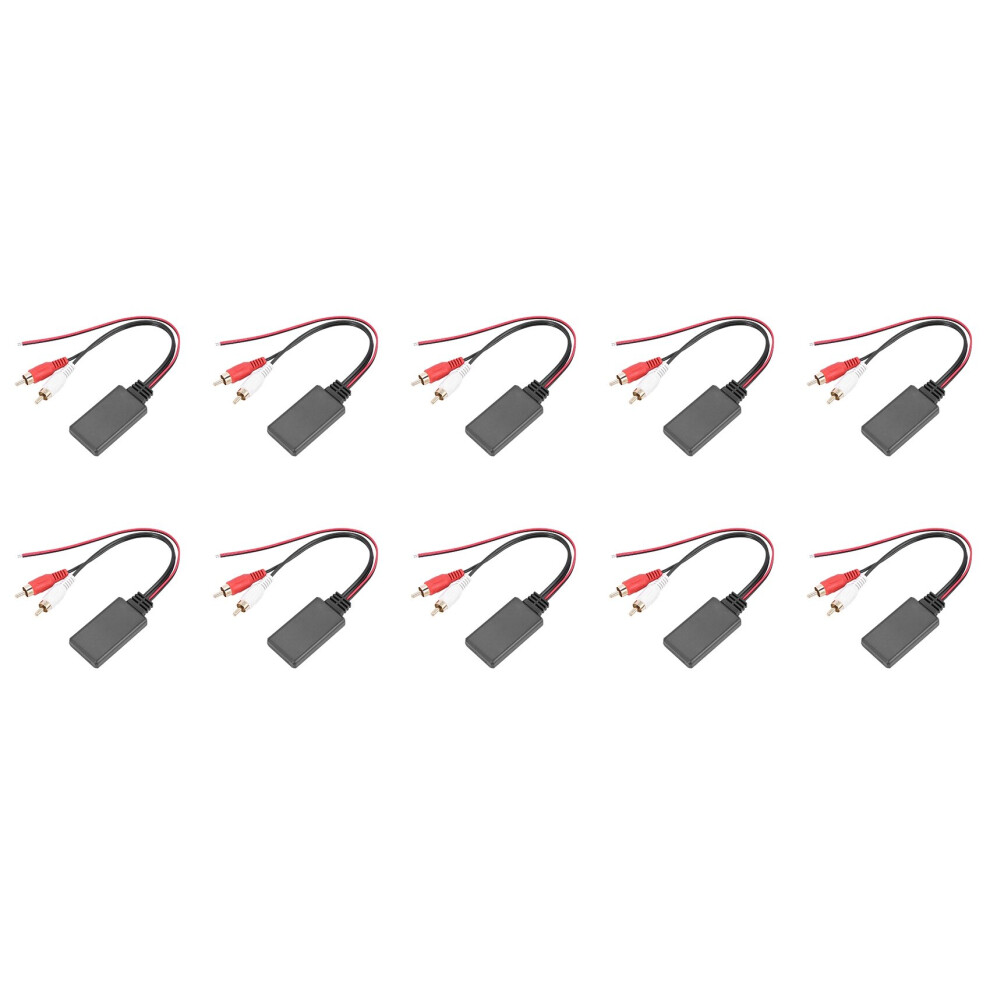 10X Car Universal Wireless Bluetooth Module Music Adapter Rca Aux Audio Cable 4761833289838