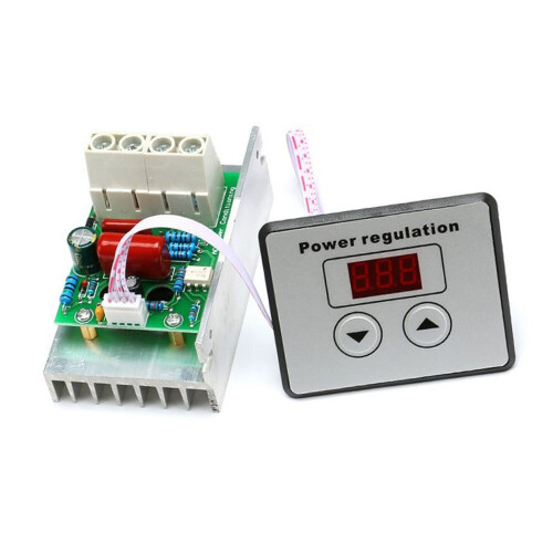 10000W Motor Speed Controller High Power AC 220V SCR Voltage Regulator Dimmer Switch Speed Controller,with Switch 2