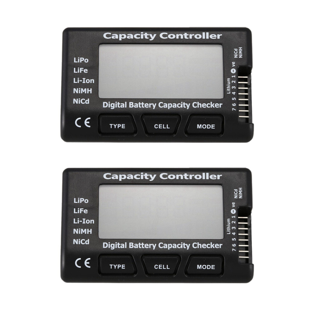 2X Rc Cellmeter-7 Digital Battery Capacity Checker Life -Ion Nimh Nicd 4762365732717
