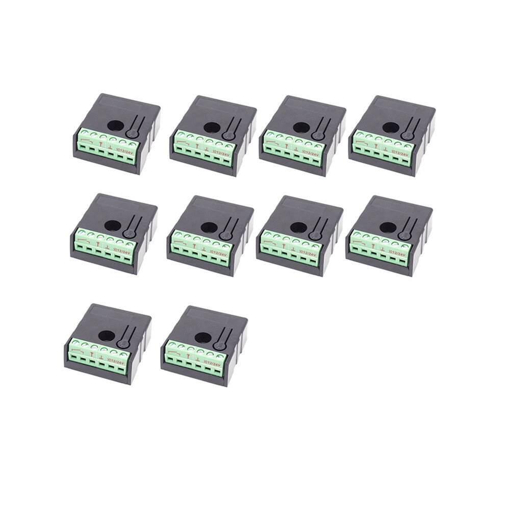 Lot de 10 mini commutateurs de télécommande sans fil RF 12 V-24 V 1 canal récepteur RF 433 MHz Module Board