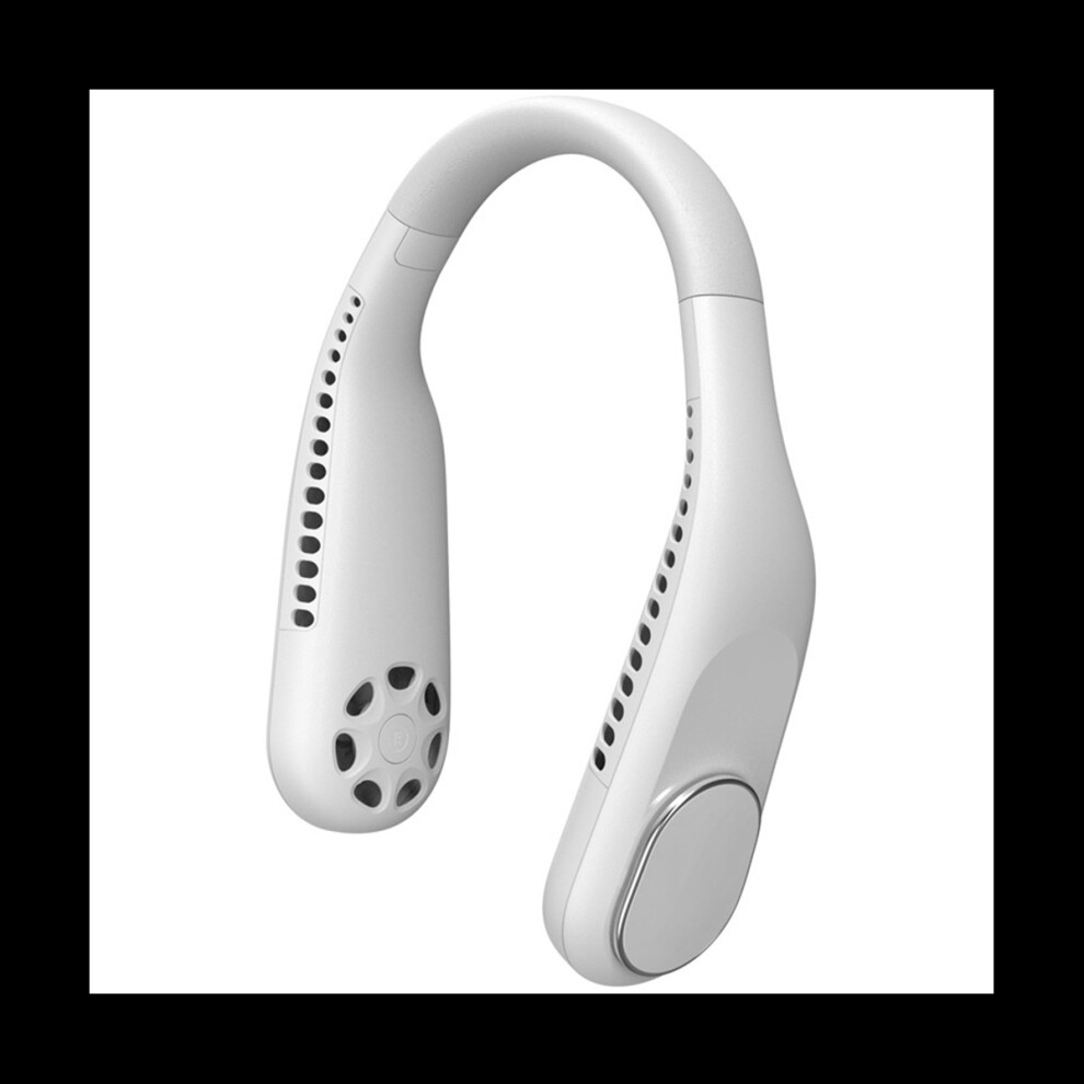 Tlily Portable Neck Fan 4000Mah Rechargeable Bladeless Hanging Neck Fan 3 Speeds Adjustment 360Cooling Wearable Flexible Fan