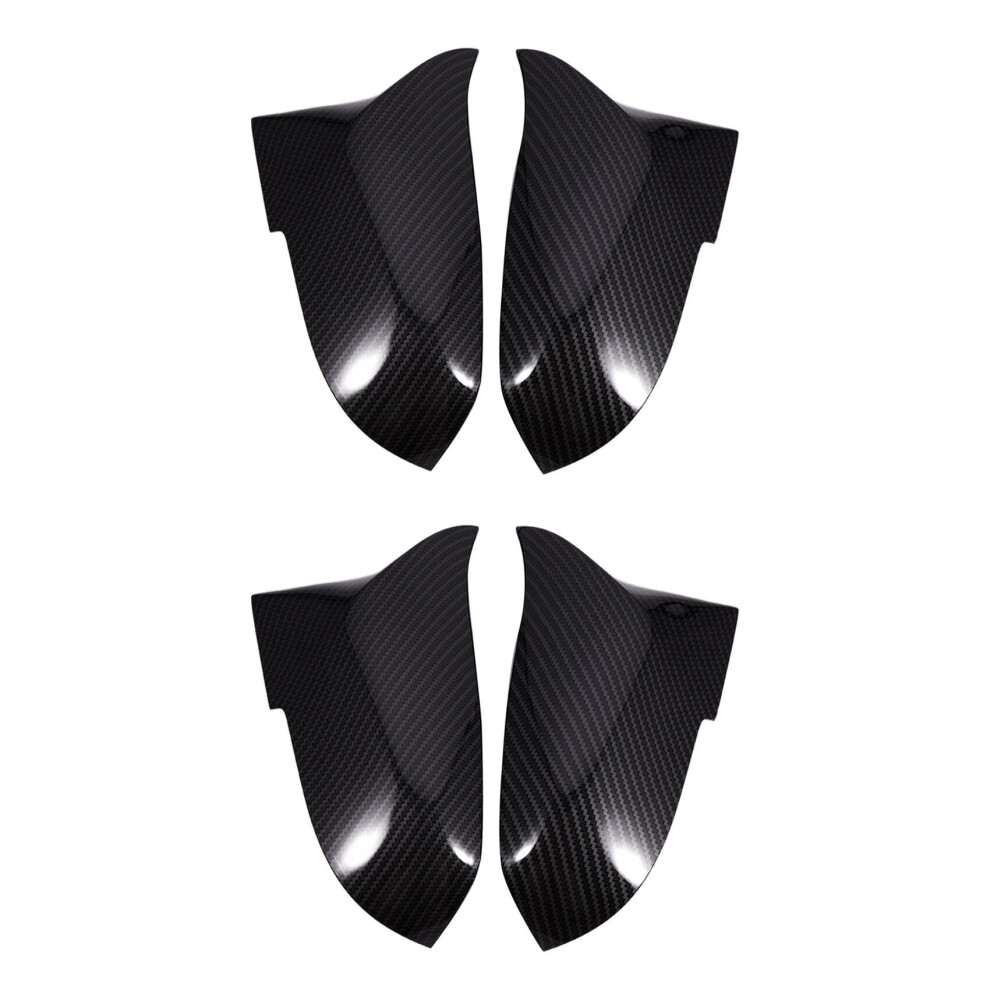 2 Pair Carbon Fiber Car Rear View Mirror Cover Cap For F20 F22 F30 F31 F32 F33 F36 F34 F35 Side Mirror Cover Trim 4761833289715