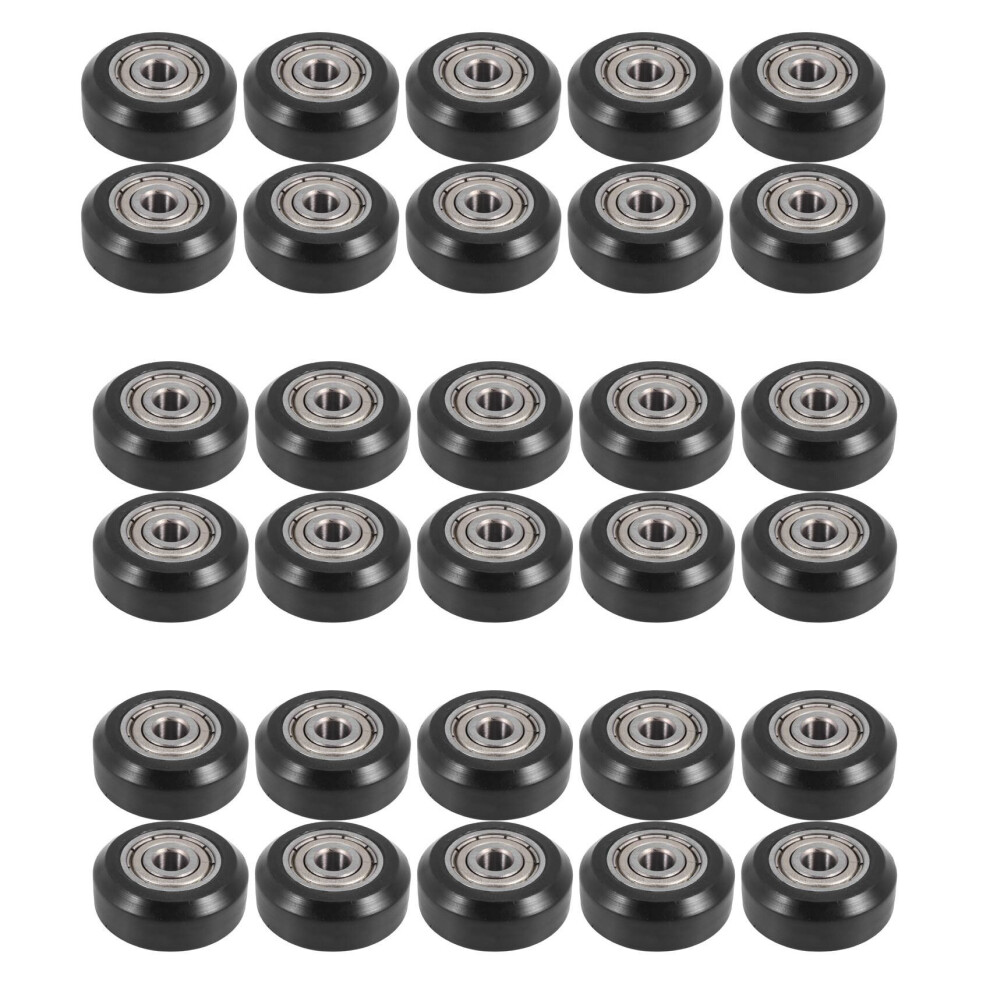 30Pcs Big Plastic Pulley Wheel With Bearing Idler Pulley Gear For 3D Printer 4762365725054