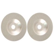 2X Cutting Disc, for Glass / Stone, with Diamond Coating, Galvanized, Fine Grain