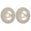 2X Cutting Disc, for Glass / Stone, with Diamond Coating, Galvanized, Fine Grain 1
