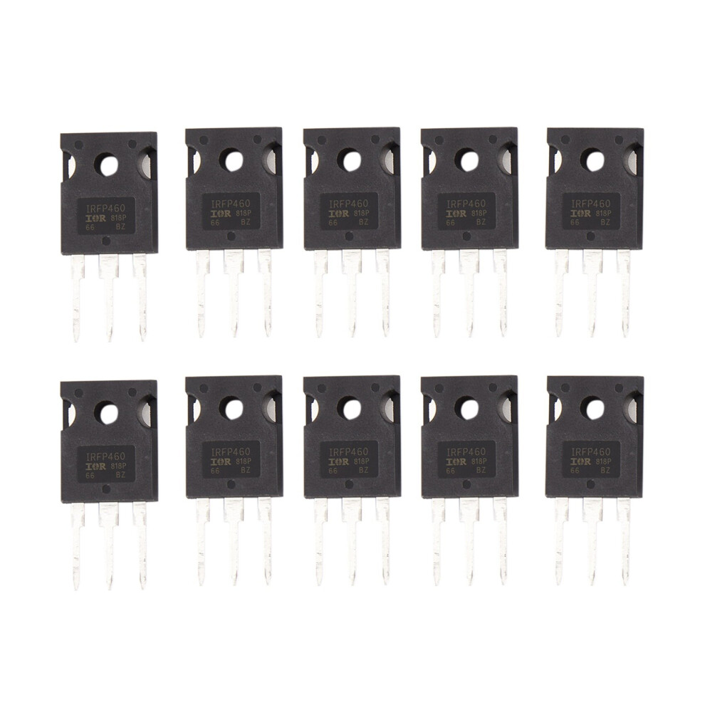 10Pcs 5X Irfp460 20A 500V Power Mosfet N-Channel Transistor 4762365738993