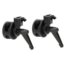 Lot de 2 supports de tête pivotants à poignée unique pour support de réflecteur de bras de perche de studio photo