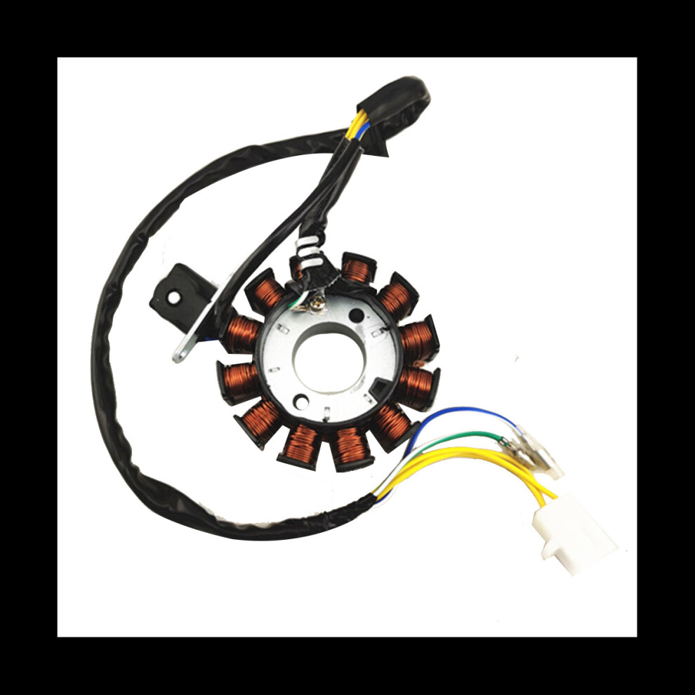 Coil 12 Pole Stator DC Coil Ignition Stator for GY6 125Cc 150Cc