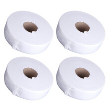 4X 100 Yards Bandes de cire dépilatoires en papier non tissé Rouleaux d'épilation à la cire (Blanc)