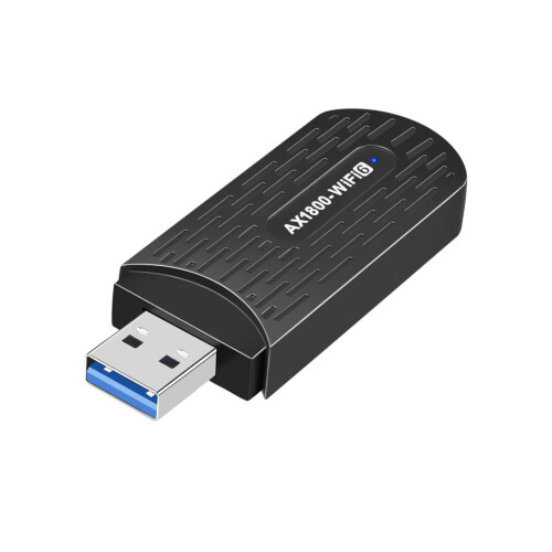 Wifi6 Usb Wifi Adapter 1800mbps Dual Band Ax1800 24g5ghz Network Card Wifi Dongle Usb30 For 