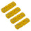 4X Yellow Plastic Shell K Type Thermocouple Plug Socket Connector Set 1