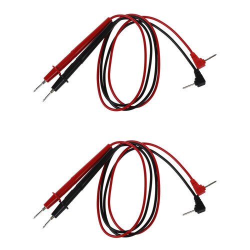4x Multimeter Messgerät Universal Messleitung Sonde Draht Kabel 1000V 0.8M
