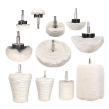Lot de 11 disques de polissage pour perceuse, kits de disques de polissage, outil de polissage pour métal, bijoux, bois, plastique, etc.