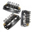 80Pcs U-Shaped Clamp for Hair Extensions Wig Clips DIY Comb Black Frame 2